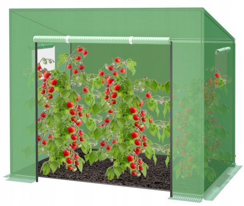 Plastenik za rajčice GardenLine 200x80x170/148 cm zelena