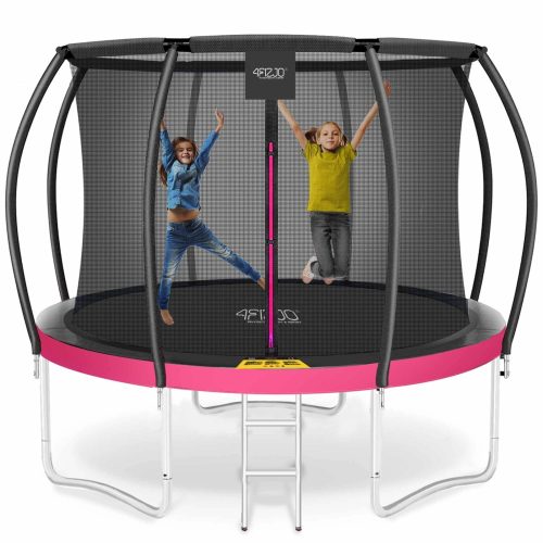 Trampolina za vrt s mrežom 4FIZJO 312 cm