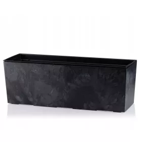    HowHomely teglica za cvijeće 18,8 cm x 56 x 19,4 cm plastična crna