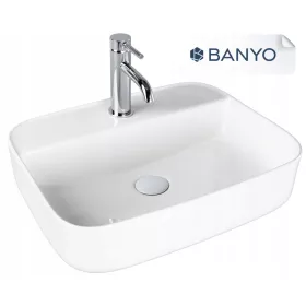   Bevisa Nave Visoki Rant Nadgradni Umivaonik 50 x 40 cm Bijela 2300225040