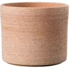    Deroma posuda za cvijeće 20 cm x 20 x 16,5 cm promjer 20 cm prirodna keramika, nijanse smeđe i bež, nijanse narančaste, terakota
