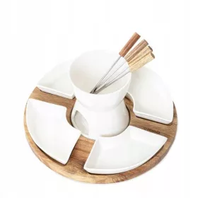 Zestaw za fondue MOOKA HOMLA s rotirajućom stalkom 27x13 cm