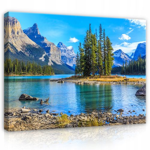  SLIKA PLANINE JEZERO PRIRODA POGLED NA PLATNU ZID SPAVAĆA SOBA DNEVNI BORAVAK 100x70