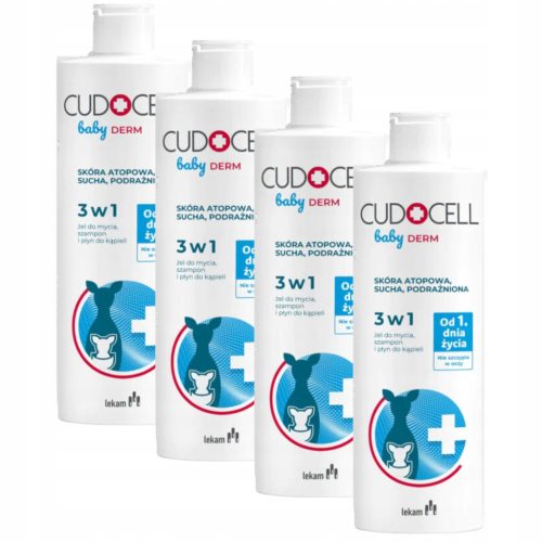 Cudocell Baby Derm 3w1 Žel - Idealno za osjetljivu dječju kožu, 400 ml