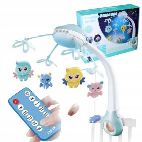    Sferatoawek mobilni za krevetić s daljinskim upravljačem, plavi