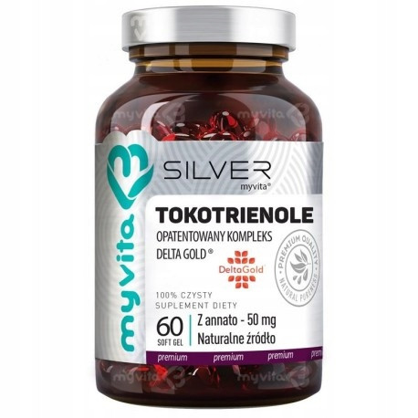 MyVita Silver Vitamin E Tokotrienoli DeltaGold® s Anatom 50mg, 60 kapsula