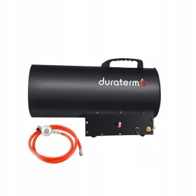  Plinski grijač Duraterm NGDR50R s regulacijom 50 kW + crijevo s reduktorom