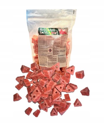 Kocka za uništavanje miševa i štakora - Rodibrod Fluo 5g 1kg