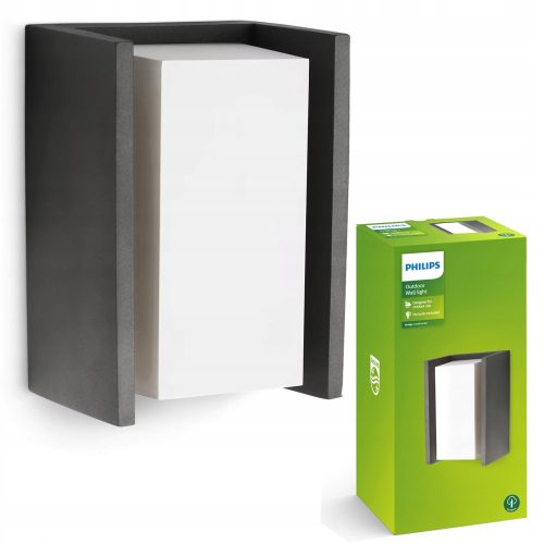 PHILIPS Kinkiet ogrodowy myGarden Bridge E27 IP44 Antracyt