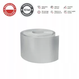 Traka za ogradu 26 metara Termoplast 190 mm SIVA
