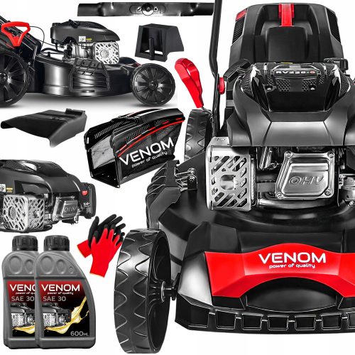  Venom LMS56-224 II 62L benzinska kosilica s košarom + 2 druga proizvoda