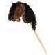 Plišani konj na drvenom štapu Hobby Horse 80 cm Teddykompaniet