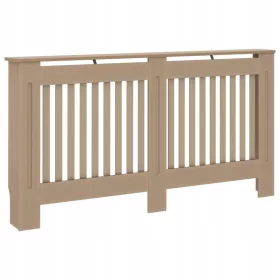 Poklopac radijatora, MDF ploča, 152 x 81 cm, smeđa