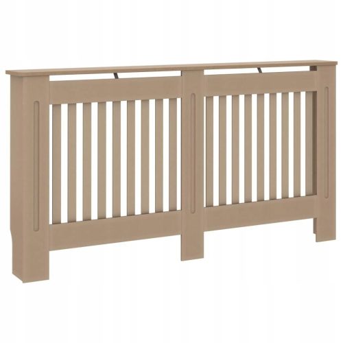 Poklopac radijatora, MDF ploča, 152 x 81 cm, smeđa