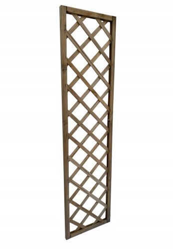 5× Drvena vrtna rešetka 45x180 cm Ravna rešetkasta ograda
