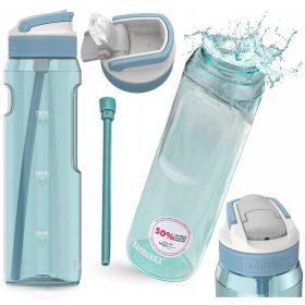 KAMBUKKA Dječja boca za vodu s slamkom i izljevom 1L