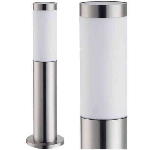 Lampa za vrt SuperLED E27, visoka 45 cm, srebrna