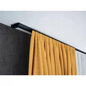   Montažni set Crna jednostruka stropna letva 300 cm ZDc Creativa karnišna