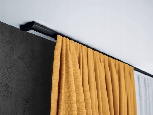 Montažni set Crna jednostruka stropna letva 300 cm ZDc Creativa karnišna