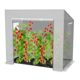   Vrtni plastenik za rajčice GardenLine 200x80x170/148 cm - Bijeli folijarni tunel