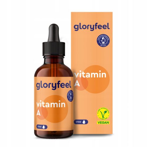 Vitaminske kapi A od Gloryfeel - 1700 kapi za više od 18 mjeseci zalihe