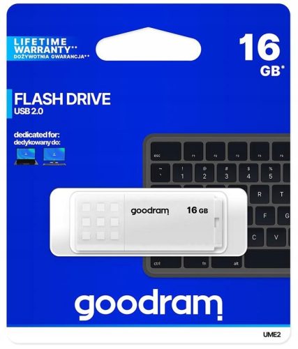 Goodram UME2-0160W0R11 memorijski stick 16 GB USB 2.0 bijeli