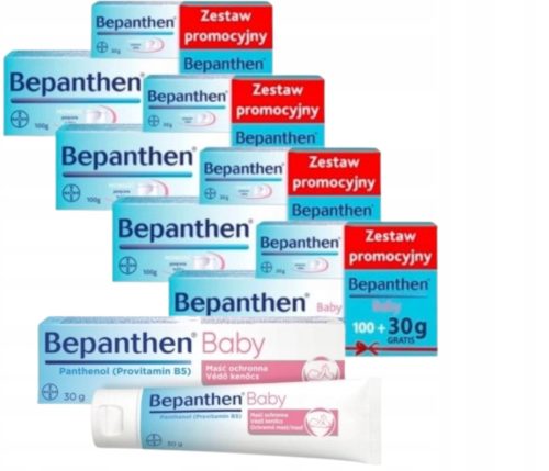 Bepanthen Baby: Zaštita i njega za bebinu kožu 4 x 130g + GRATIS 30g