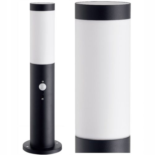 Lampa sa senzorom pokreta SuperLED E27, 45 cm, crna