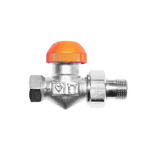 Ravni termostatski ventil Herz TS-98-V 3/4" sa vidljivim