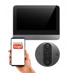 PAMETNI POGLEDNIK VRATA S PIR WIFI TUYA