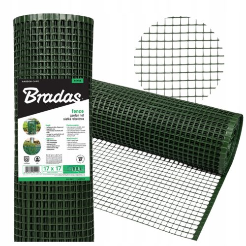 Zaštitna plastična obrubna mreža za ogradu 0,4x25m 210g/m2 zelena