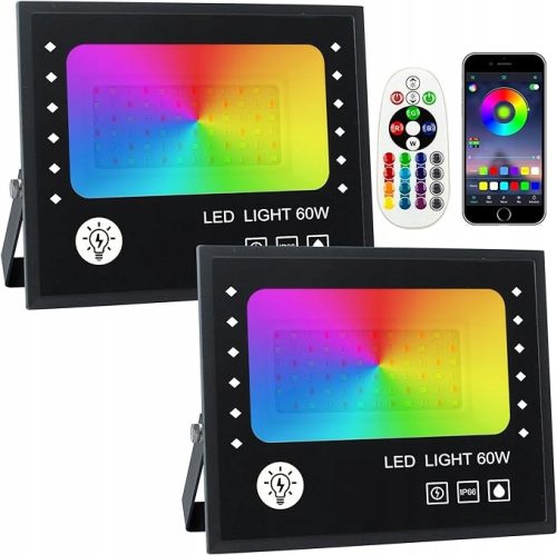 Reflektor LED RGB 60W Višenamjenska Vanjska Svjetiljka