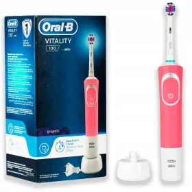    Oral-B Vitality D100 električna četkica za zube izrađena Braun tehnologijom, roza