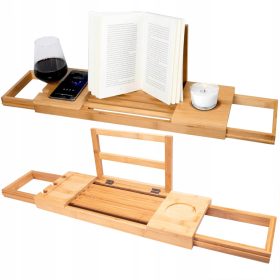   KUPAONSKA POLICA ZA BAMBUS BAMBUS BAMBUS DRVENA SPA NAVLAKA, PODESIVA