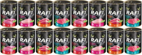  Rafi Cat hrana za mačke 400g, mješavina okusa, 16 komada