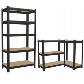   Metalna polica za skladištenje GardenLine 180 x 90 x 30 cm max 175 kg po polici