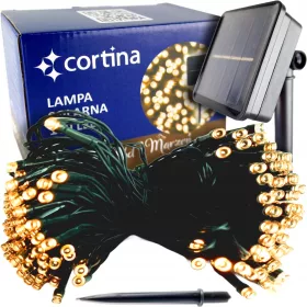  Cortina girlanda 1200 cm solarna