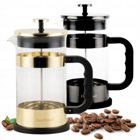 ZAPARIVAČ ZA KAVU I ČAJ 1L ZLATNO-CRNI VRČ HAUS ROLAND