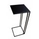KORFU Stol | Stolik Boczny 60 cm | Crni Stalni Stol | Palazzo Decor