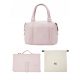 Torba za mame i previjalna komoda + navlaka Pink Hylat Baby