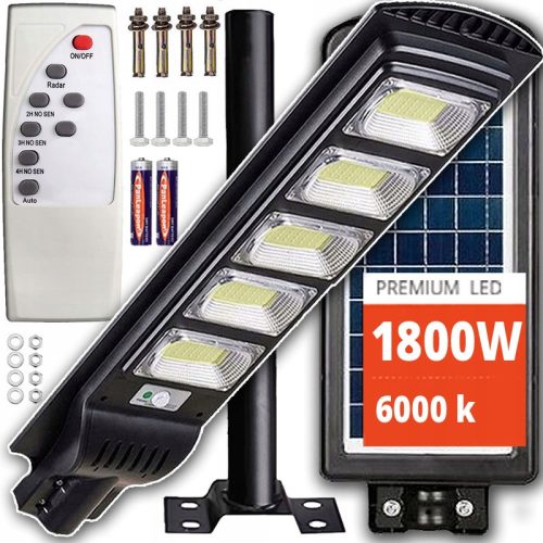  Vögler ulična svjetiljka 1800 W 180000 lm na solarni pogon