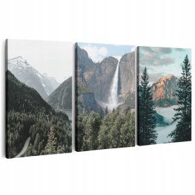   SLIKA NA PLATNU 150 cm **raznoliki uzorci* ZIDNE SLIKE ZA DNEVNI BORAVAK PLANINSKA ŠUMA