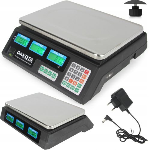 Elektronička trgovinska vaga LCD 40kg/2g