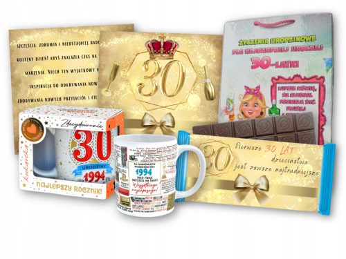  Poklon set za 30. rođendan za sestru, djevojku, ženu, POKLON