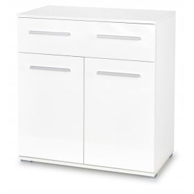  Halmar LIMA komoda 77 x 40 x 82cm bijeli sjaj