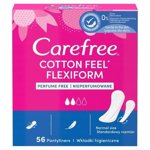 Carefree Cotton Flexiform Ulošci bez mirisa 56 komada