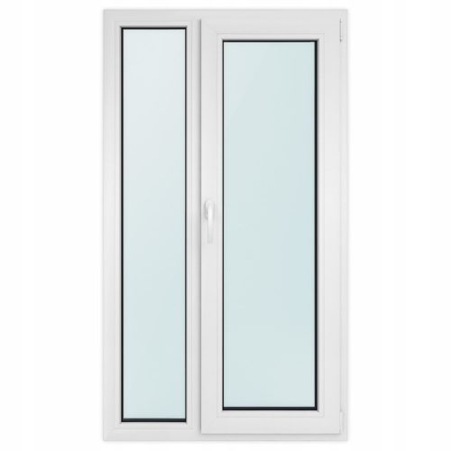 PVC balkonski prozor 1300x2300, bijeli, na nagib