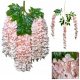  12x WISTERIA WISTERY PREMIUM XXL umjetni gusti cvjetni vijenac za vjenčanje