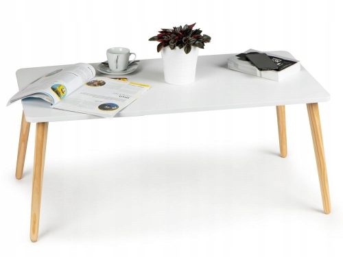 ModernHome Skandinavski stol za kavu 100 cm bijeli