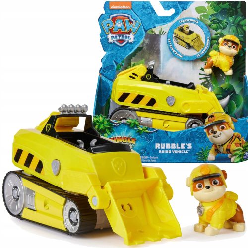  PAW PATROL JUNGLE SET RUBBLEOVO VOZILO + FIGURICA